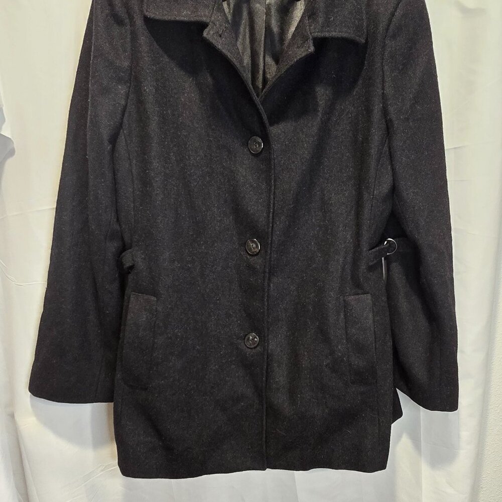 Vintage Pritti A Division Of Kirsten Wool Coat, Size XL, Black - Picture 9 of 9